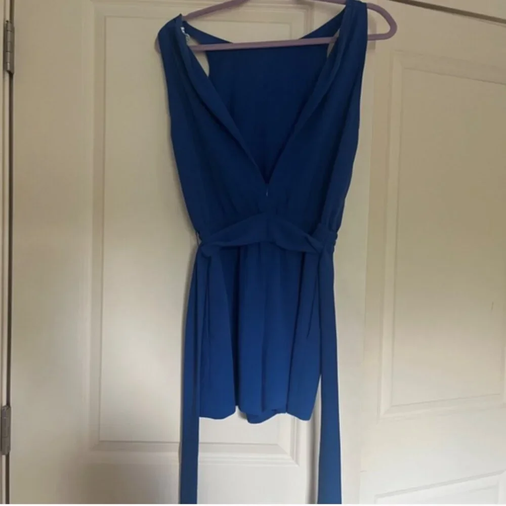 Club Monaco Taye Blue Romper - Picture 4 of 9